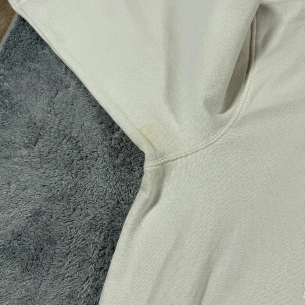 The North Face Cream Pullover‎ Hoodie Sweatshirt Graphic Mens Size XL